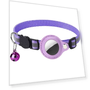 Pet Collar with GPS Tracker Holder — Trackers, Chic Home