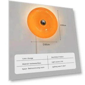Scandinavian Glass Wall Sconce — Wall Fixtures, Chic Home