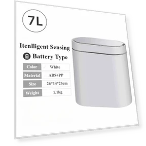 Touch Trash Bins for Home — Waste Baskets, DC-HOME Textile