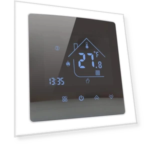 Touchscreen LCD Display All-in-One WiFi Temperature Regulator — Home Climate Control, Jiuke Kids
