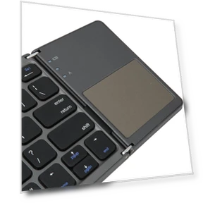 Ultra-Thin Portable Folding Bluetooth Keyboard — Keyboards, Zeblaze