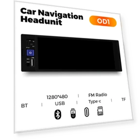 Universal 1Din Car Stereo Receiver — Stereo Receivers, Auto Launcher