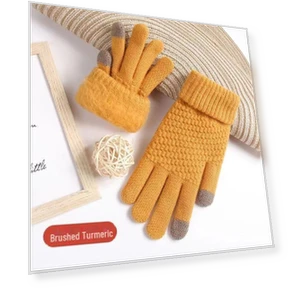 Winter Knitted Touchscreen Gloves — Cold Weather Gloves, Warm Land