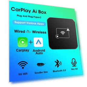 Wireless CarPlay Android Auto Adapter Dongle — Stereo Receivers, Auto Accessories Home