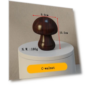 Wooden Mushroom Lamp — Lighting, Chic Home