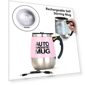 Automatic Magnetic Mixing Mug — Beverage Warmers, Chic Interiors