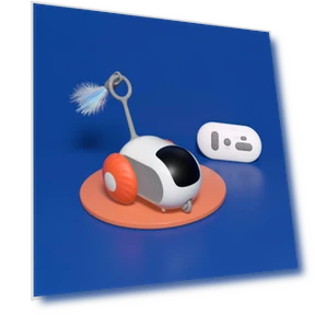 Automatic Moving Toy Car for Pets — Interactive Animal Companions, JINGYUE Pet