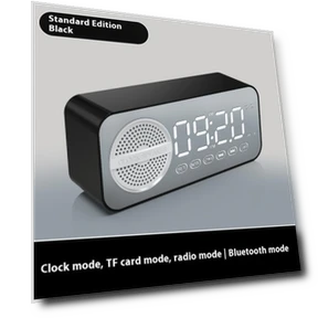 Bluetooth Speaker with Alarm Clock — Portable Audio, Wang Yi Yan Xuan