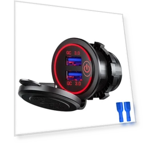 Quick Charge 3.0 Dual USB Car Charger — Chargers, Rustic Elegance House