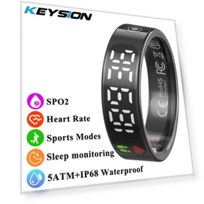 Smart Ring 5ATM Waterproof Health Tracker — Smart Rings, KEYSION
