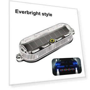Solar Flashing Emergency Signal Light — Vehicle Safety Signals, Rustic Elegance House