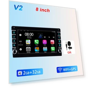Universal 8-inch Android Multimedia Player with Touch Screen — Stereo Receivers, Reakosound