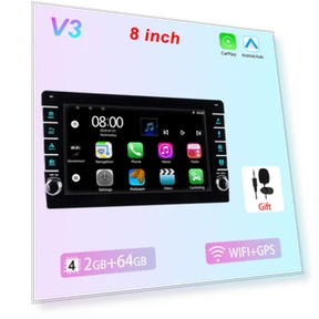 Universal 8-inch Android Multimedia Player with Touch Screen — Stereo Receivers, Reakosound