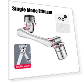 Universal Rotating Robotic Arm Extension for Faucet — Extension Tubes, Chic Interiors
