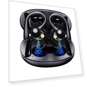 Wireless Sports Bluetooth Earbuds with Noise Cancellation — In-Ear Headphones, Smarter than future