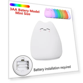Cute Cat Night Light for Kids — Night Lights, Modern Home Furnishing