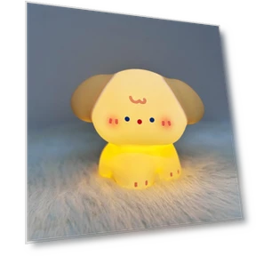 Cute Night Light in the Shape of a Red Panda — Night Lights, Modern Home Furnishing