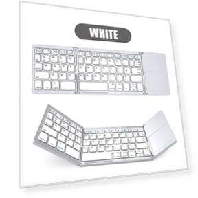 Mini Foldable Keyboard with Touch Panel — Keyboards, Chic Interiors