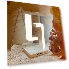 Multifunctional Night Light with Wireless Charging — Desk & Table Lighting, Modern Home Furnishing
