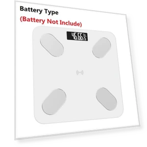 Premium Smart Bathroom Scale — Weight Management Tools, DC-HOME Textile