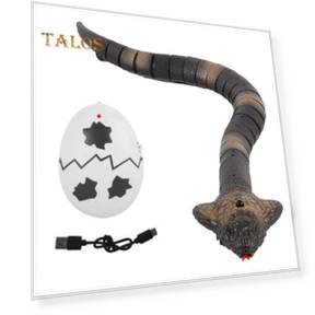 Rechargeable Remote Control Snake Toy — Interactive Animal Companions, Vogue Wardrobe