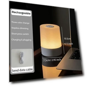Rechargeable Touch Night Light — Lamps & Shades, DC-HOME Textile