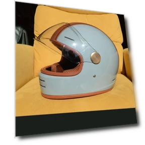 Retro Motorcycle Cruise Leather Smart Bluetooth Helmet — Helmets & Accessories, Reliable tool