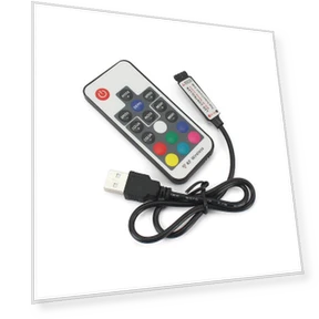 RGB LED Controller with Remote — LED Strips, JadeBamboo Chargers Warehouse