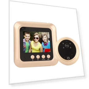 Smart Electronic Cat Eye Door Viewer — Smart Home Security, OutsideWorld