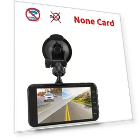 Touch Screen Dual Lens Mobile Internet 1080P Ultra HD 24-Hour Parking Monitor WiFi Recorder — Dashboard Cameras, CANKE