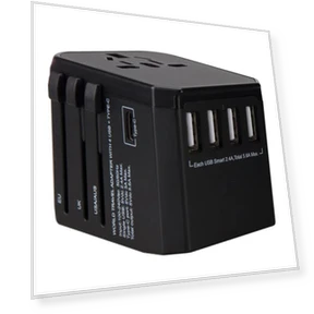Travel Smart Adapter International Plug Adapter Wall USB Type C Charger AC Power — Chargers & Adapters, Melery