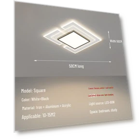 Ultra-thin Smart LED Ceiling Light — Overhead Lighting, WoW Home