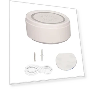 Wireless Sound and Light Siren — Smart Home Security, OutsideWorld
