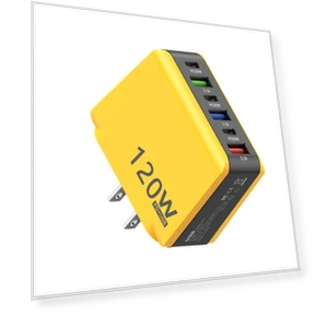 120W Multi-port Smartphone Charger — Chargers, Fast charging