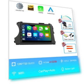 Android 14 HD 7-inch Touchscreen Multimedia Car Radio — Stereo Receivers, AutoSphere