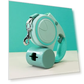 Automatic Telescopic Dog Leash with Light — Training Leads, Smart Pet Supplies