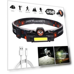 Mini LED Headlamp with Dual Light Source — Flashlights, AI Supermarket