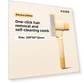 Self-cleaning Needle Comb — Combs, Smart Pet Supplies