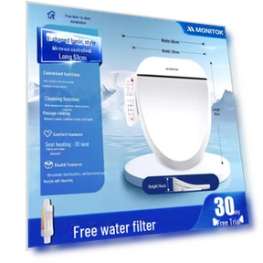 Smart Automatic Toilet Seat — Bathroom Essentials, WoW Home