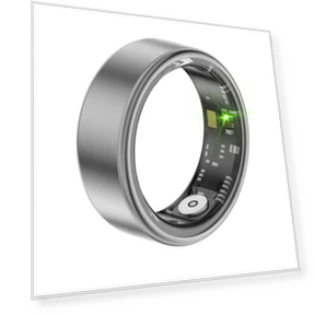 Smart Health Ring — Wearable Accessories, Vitality Figure