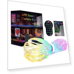 Smart LED Window Curtains — Treatment Sets, Explorer Outdoors