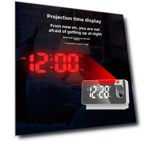 Smart Multifunctional LED Projection Alarm Clock — Alarms & Clocks, VividTrove