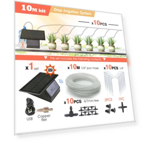 Solar Power Timer Smart Drip Irrigation System — Controllers, COOKING-MALL