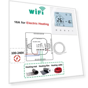 WiFi Thermostat for Electric/Water/Gas Boiler — HVAC Controls, Minco Thermostatic