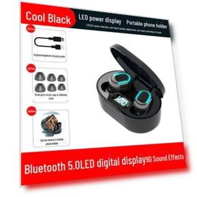 Wireless Dual-Ear Smart Mini In-Ear Sports Bluetooth Headset — In-Ear Headphones, AI Supermarket