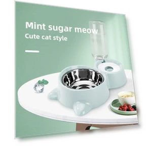 Automatic Pet Food and Water Bowl — Feeding Supplies, Smart Pet Supplies