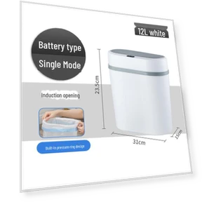 Induction Smart Trash Can for Bathroom — Car Trash Cans, CrossCart