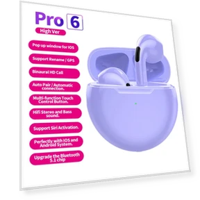 Wireless Earbuds Pro6 TWS — In-Ear Headphones, Uav parts center