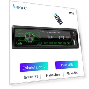 1 Din Touch Button BT MP3 Car Radio with Fast Charging — Stereo Receivers, AutoSphere