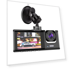 3-Channel Car Dash Cam with 3 Lenses — Dashboard Cameras, LIAESMART